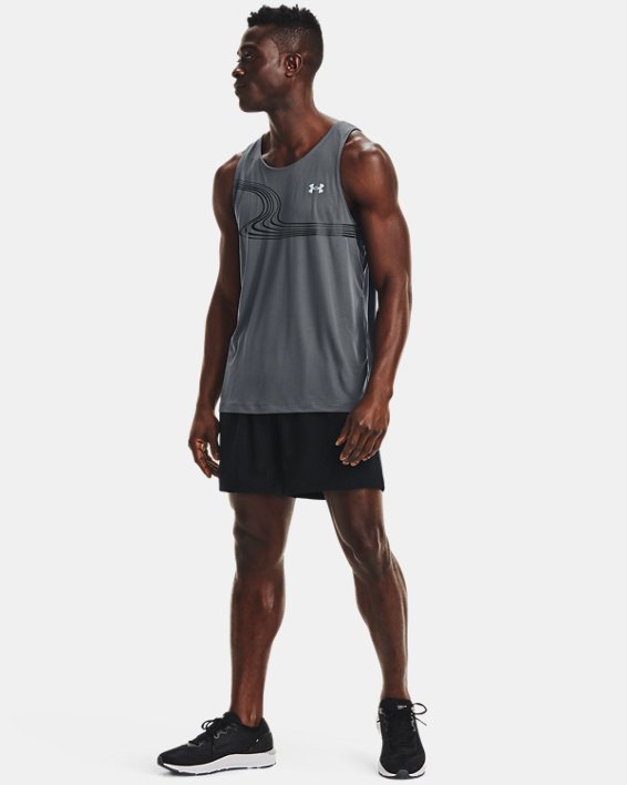 Herren UA Speed Stride Solid Shorts (18 cm), Black, pdpMainDesktop image number 2